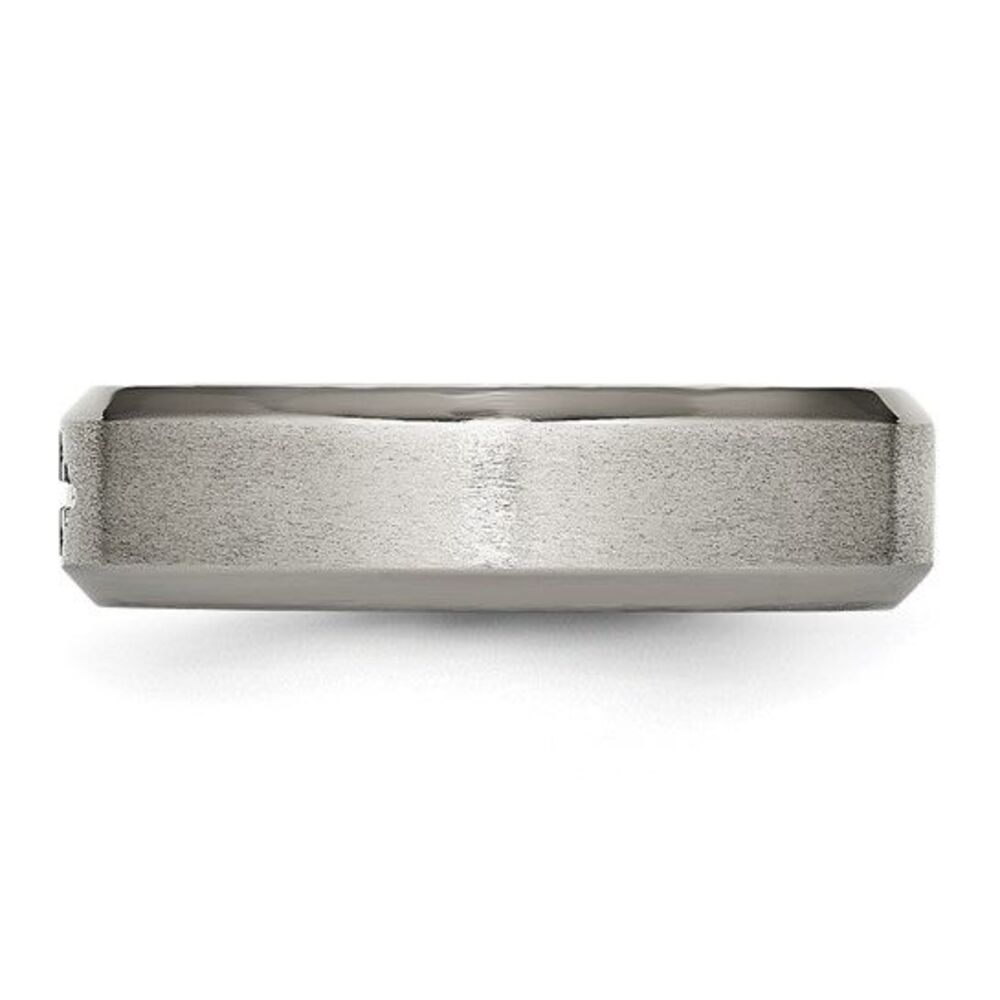 Kazi Luxury Chisel Titanium Brushed Center Cross … - image 3